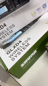 Shure GLXD4 UHF ไมโครโฟนไร้สาย ชุดไมโครโฟนไร้สาย เหมาะสำหรับการแสดงบนเวที คาราโอเกะ KTV และโอกาสอื่นๆ