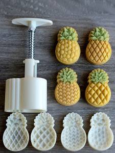 Mini Pineapple Flavored Green Bean Cake Mold Ice Skin Guang Style Taro Cake Baking Tool Flower Pressing Kitchen Utensils