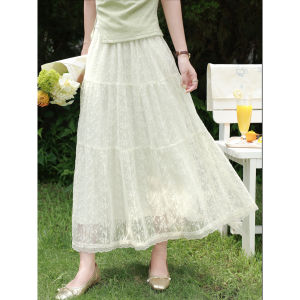 Đầm Voan Dài Ngắn cho Mùa Hè Phong Cách Pháp Elegante A-Line