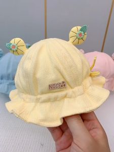 46-48cm หมวกเด็ก 4-6ปี รอบหัว หมวกปีกรอบผูกโบว์ข้าง ติดป้าย NICE หมวกเด็กผู้หญิง ดอกไม้ 20 บรรจุภัณฑ์ หมวก หมวกเด็กน้อย