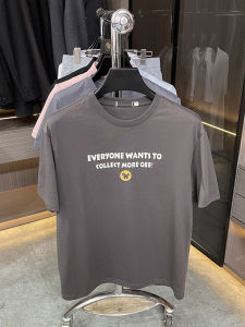 Áo Thun Nam Tay Ngắn Cổ Tròn Thoáng Khí Thấm Mồ Hôi Mùa Hè Rộng Rãi Cỡ Lớn Thường Ngày in Chữ Tay Dài Thường Ngày