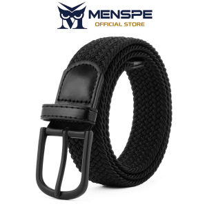 MENSPE Men Sports Belt Outdoor Punch-free Woven Belt High Elastic Adjustable Belt Waistband Youth Sports Canvas Pant Belt Breathable Belt  Casual Simple Nice Waistband