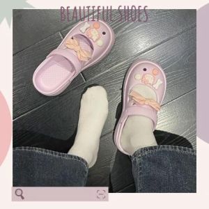 LHSunshine ใหม่ล่าสุด  รองเท้าหัวโตเเฟชั่น ดีไซน์ดีทรงสวย ตัวติดน่ารักน้องเเมวสีชมพู สุด Cute ทรงตตะมุตะมิ ไม่มีถือว่าพลาดมาก หากสนใจรีบซื้อเลย สุดคุ้ม