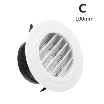 Various Shapes Air Vent Extract Valve Grille Air Circulation Vents Cover 100/150mm Round Ducting Ventilation Cover Accessories
