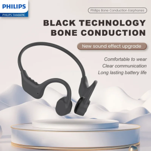 Philips | Philips TAA6609C Bluetooth Headphones Bone Conduction Wireless Headphones HiFi Stereo Calls Headset Outdoor Sports Earphone