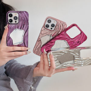 💯【Phone Case】+FREE Shipping 💯 Irregular Mirror Plated Phone Case For iPhone 11 12 13 14 15 16 Pro Max 16 15 14 Plus Water Ripple Electroplating Color Soft Cover