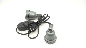 E27 Ceramic Heating lamp holder Poultry chick brooder light Heat lamp bulb holder with switch&plug for chicken piglets