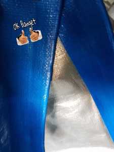 terpal PLASTIK a3 tenda  ukuran 3x12  3x15 bahan Korea