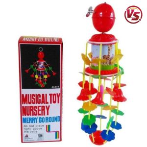 Mainan Krincingan Bayi Gantung Putar-Musical Toys Merry Go Round Krincingan bayi-Vegasus Store(COD)