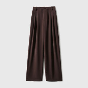 Slightly Cooling Comfortable Slim-fit High-waist Wide-leg Pants