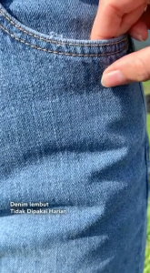 Jeans 8812 Jeans HighWaist Baggy Jeans Celana Jeans Wanita Panjang