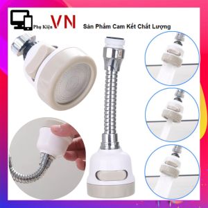 Đầu Vòi Rửa Bát Tăng Áp Xoay 360 Có Nút Điều Chỉnh 2 Chế Độ Dài 18cm - Đầu Nối Vòi Xịt Tăng Áp Tiện Lợi - Dây Nối Vòi Rửa Bát Cho Bồn Rửa  Vòi Nước