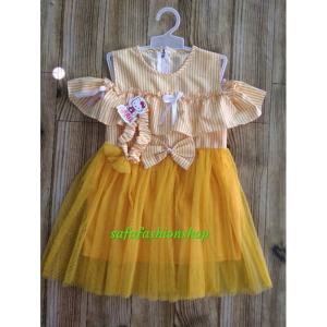 Dress tutu 1 2 3 tahun bando / Bandana ( BONUS ) Dress Sabrina terbaru / pilih warna bando tutu