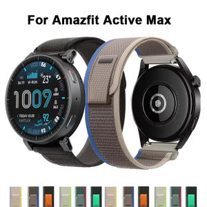 22mm Nylon Strap For Amazfit Active Max Smart Watch Sports Loop Band For Huawei Watch GT6 5 4/GT6 Pro 46mm Correa Accessories