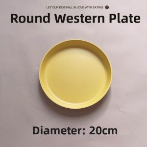 JUZIJIADEKEER | Multi-purpose Stackable Childs Dining Plate A5 Material