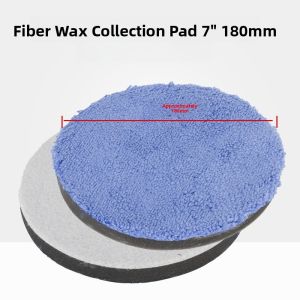 Car Beauty Super Fiber Wax Collection Disk Polishing Machine Sponge Disk Wax Application Pad Towel for Car Maintenance Tools