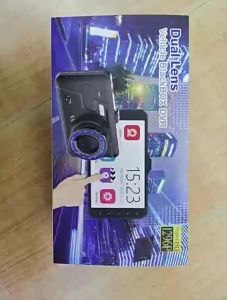 Camera hành trình màn hình cảm ứng A66 plus 4 inch kềm camera sau 6-10-15M.