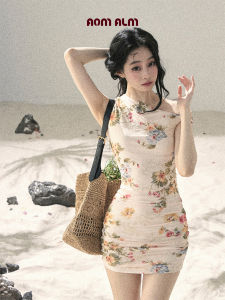 SHAOYEYAN | Waist-High Slim-Fitting Floral Lace Dress
