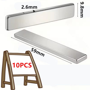 60x10x3 Super Powerful Rectangular Magnets Mini Magnet Strong Magnetic can replace hooks for Office Kitchen Photo Message Garage