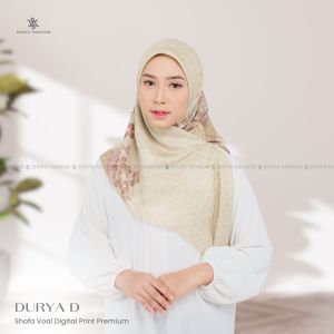 Shofa fashion-Hijab kerudung segi empat voal motip sublime