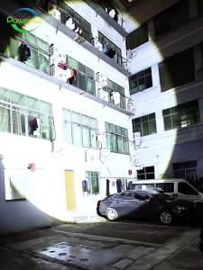 Đèn Pha Sạc Điện Công Suất Cao XHP360 Có Cảm Biến Vẫy Tay Đèn Cảnh Báo COB Có Khả Năng Thu Phóng Bằng Kính Thiên Văn Dành Cho Câu Cá Cắm Trại