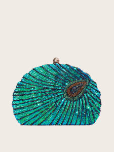 Unique Personality Ladies Hand Bag 2024 New Popular Evening Dress Bag Ball Party Wedding Bride Bridesmaid Evening Dress Bag