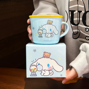 Adorable Ceramic HelloKitty Mugs for Drinking Water High Aesthetic Value Birthday Gifts for Women Cute Cartoon Design 340ml Capacity