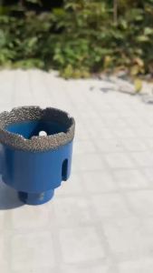 JUSTINLAU Multi Specification M14 Brazed Diamond Drill Bit Marble Ceramic Tile Glass Granite Threaded Hole Clamp Drilling Tool