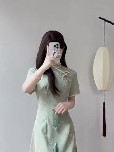 Youthful Everyday Slimming Cheongsam Dress