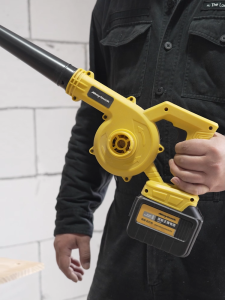 Maybuck เครื่องเป่าลม+ดูดฝุ่น 2-in-1 แบตเตอรี่ลิเธียม 21V พลังลมสำหรับสวน&ล้างรถ