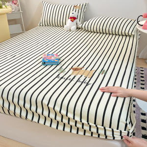 Kiss Dear | Thickened Pure Cotton Flax Single Bed Sheet