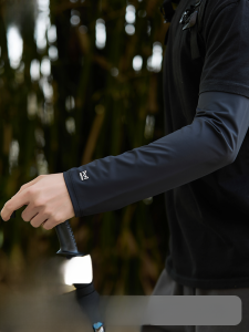 Miiow | Mens Loose Ice Silk Sun Protection Sleeve Fishing Outdoor Hiking UV Protection Arm Cover Polyester Fiber Summer Spring