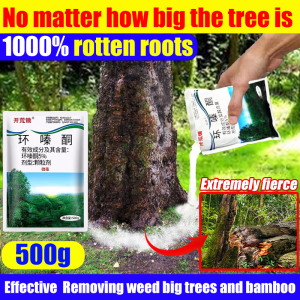 1000% rotten roots tree killer racun pokok paling kuat The roots rotted in 1 day No damage to soil racun rumput paling kuat cepat mati racun pokok kayu besar 100% effective root killing Hexazinone herbicide racun rumput mati akar weed killer 除草剂 灭树粉