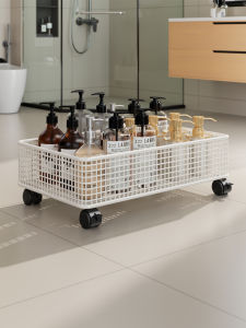 evesigar | Multipurpose Moving Laundry Basket Storage Rack