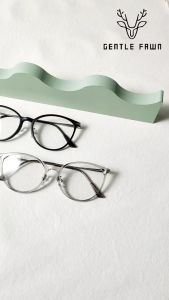 Gentle Fawn Kacamata AntiRadiasi Blueray Style Pria Wanita Korean Keren Bentuk Oval Tr90 CC 81296