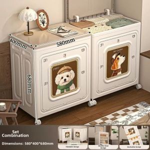 MMZECE | Large Foldable Flip Top Storage Box