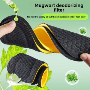 MONLEYTA | Mens Shoe Insoles Breathable Antibacterial Deodorant Soft Bottom Comfortable Long Time Standing Not Tired Essential Oil Fragrance