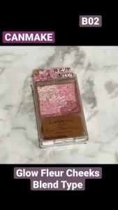CANMAKE Glow Fleur Cheeks (Blend Type) 5.4g Power Blush B01 / B02 / B03  - Direct From Japan