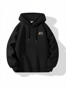 Warrior | Áo Hoodie Đen Mới Thu Đa Năng Dày Phong Cách Thường Ngày