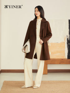 Invisible Pocket Double-faced Wool Coat 80s Australian Pure Wool