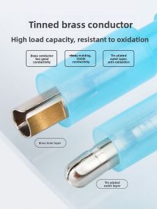 Nylon Bullet Head Plug And Play Terminal Block Connector Set Male And Female Wire Connection Insulation Flame Retardant Brass Core