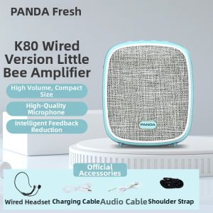 Panda | Panda K80 Mini Bee Teacher Special Wireless Microphone Loudspeaker for Teaching And Lecturing Large Horn Sound Amplifier