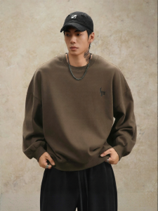 LUJIAMEN | Sport Fleece Loose Hoodie Large Size