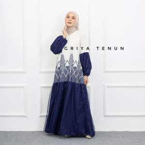 RYNA DRESS WHITE GRACIA - COUPLE TENUN - BAJU TENUN