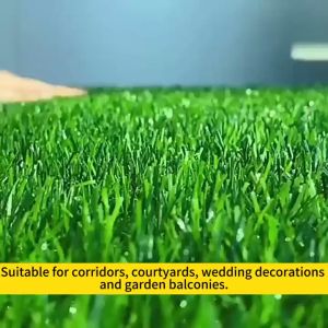 2.5M wide lawn DIY background board fence home garden outdoor anti-ultraviolet artificial turf green carpet wall lawn artificial plant