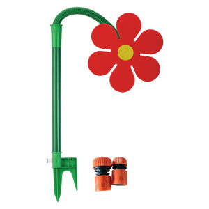 Crazy Dancing Flower Water Sprinklers 360° Rotating Funny Sun Flower Dancing Daisy Lawn Sprinkler for Yard Watering Dogs Playin