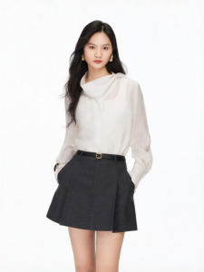 Vero Moda | Quần Nữ A-Line Nếp Ly Đơn Giản Có Dây Nịt