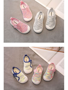 Spring Autumn Anti-Slip Soft Bottom Breathable Cotton Indoor Shoes for Toddlers Infants Learning to Walk Kids Winter Shoes