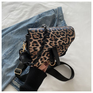 Túi Đeo Chéo Họa Tiết Da Báo Thời Trang Cho Nữ Túi Đeo Vai Đơn Thời Trang Mới 2024 Túi Đeo Chéo Kiểu Dáng Yên Xe Đa Năng