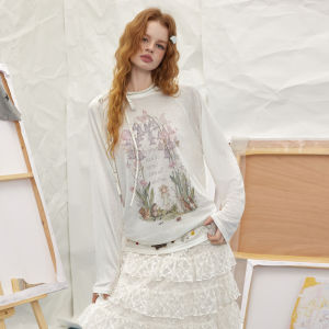 Unifree | White Breathable Thin Tencel Long Sleeve Shirt
